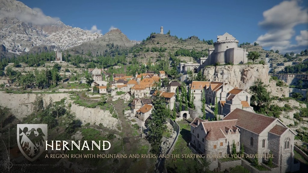 Hernand region, the fertile starting area of Crimson Desert