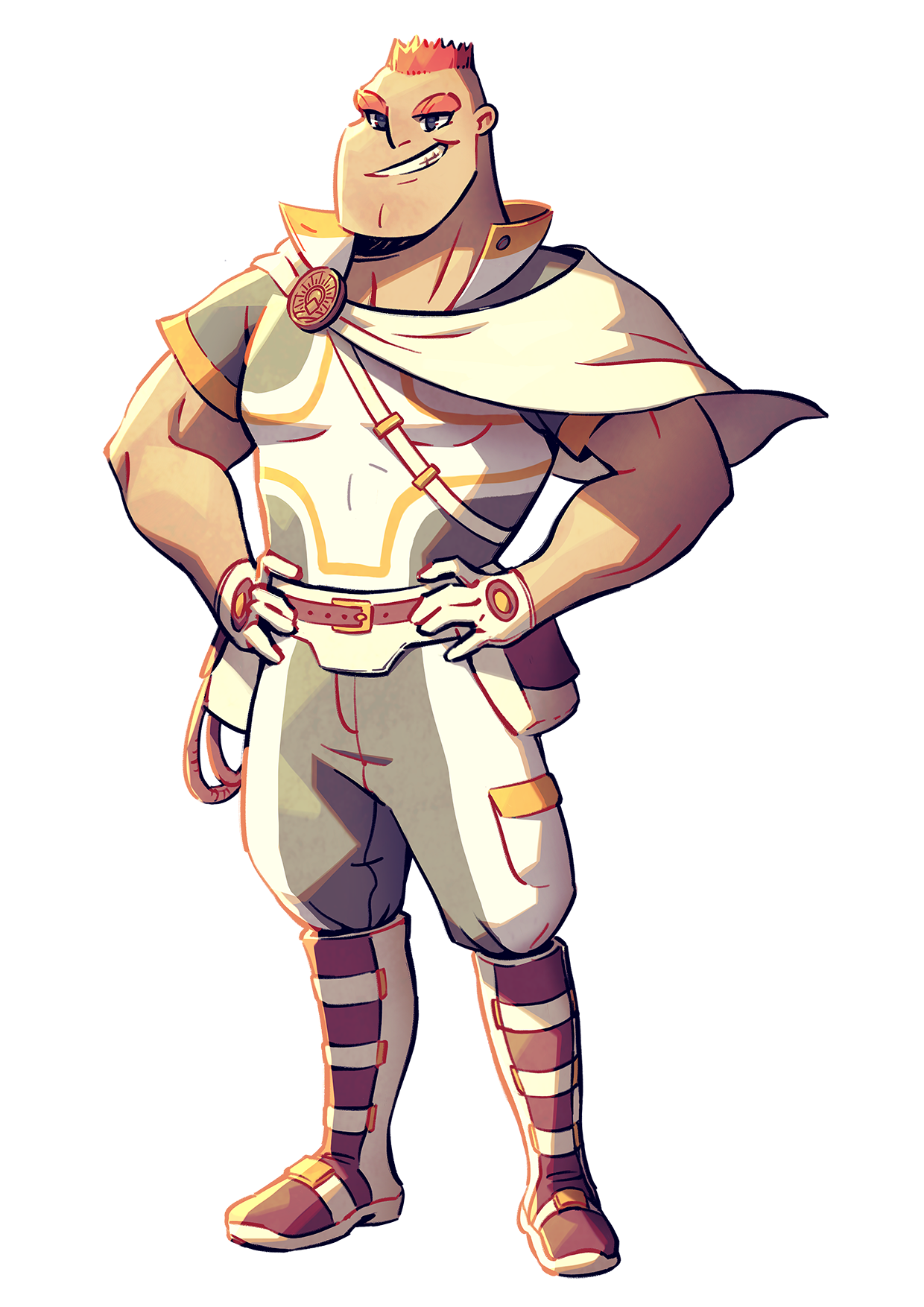 Official character art of Max, the Lumen of the Magnolia squadron who mentors Trey