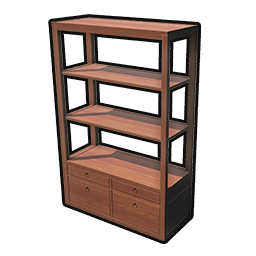 Natural Wood Display Shelf icon