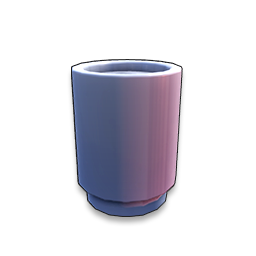 Plain White Round Pot icon