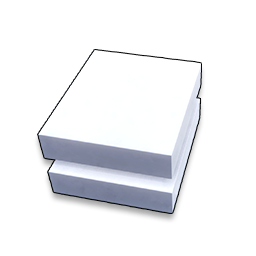 Pure White Square Table icon