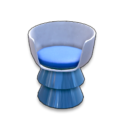 Sky Blue High Chair icon