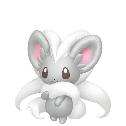 Cinccino sprite from Pokemon Pokopia showing the Scarf Pokemon with Gather and Recycle specialties