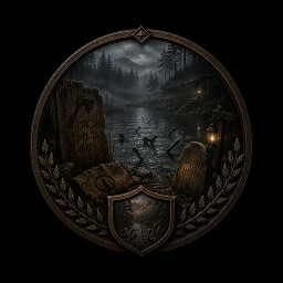 Round badge icon for the achievement A Day That Cannot Return