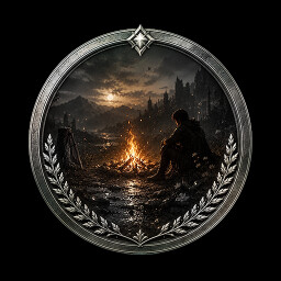 Round badge icon for the achievement Warmth That Remains