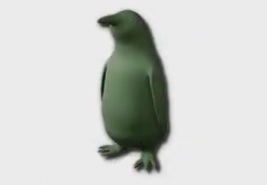 Penguin Statue furniture item in inZOI