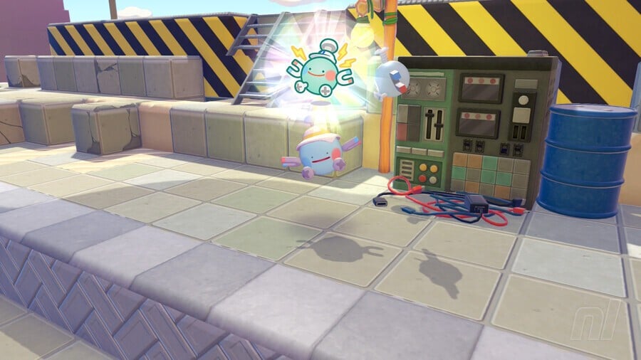 Ditto using Magnet Rise transformation to levitate in Pokemon Pokopia