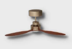 inZOI living room furniture - Wood Ceiling Fan Lighting