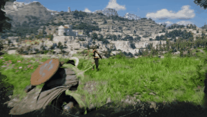 Evasive Shot skill animation in Crimson Desert