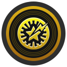 NTE Play achievement medal, gold tier