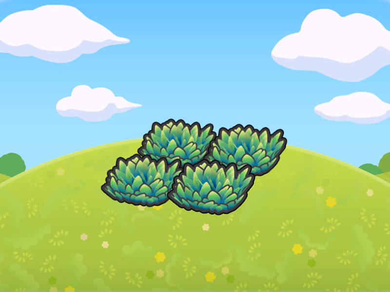 Tall Grass habitat from Pokemon Pokopia, the first and most basic habitat type