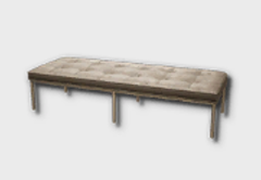 Vintage Bench outdoor furniture item in inZOI