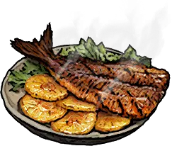 Fish and Tostones