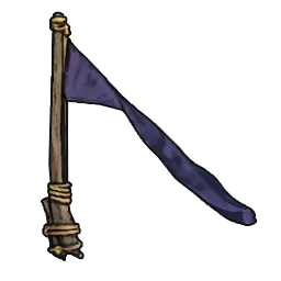 Simple Purple Flagpole icon