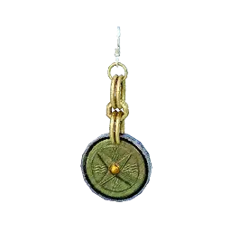 Engraved Gold Earring