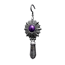 Purple Scout Earring