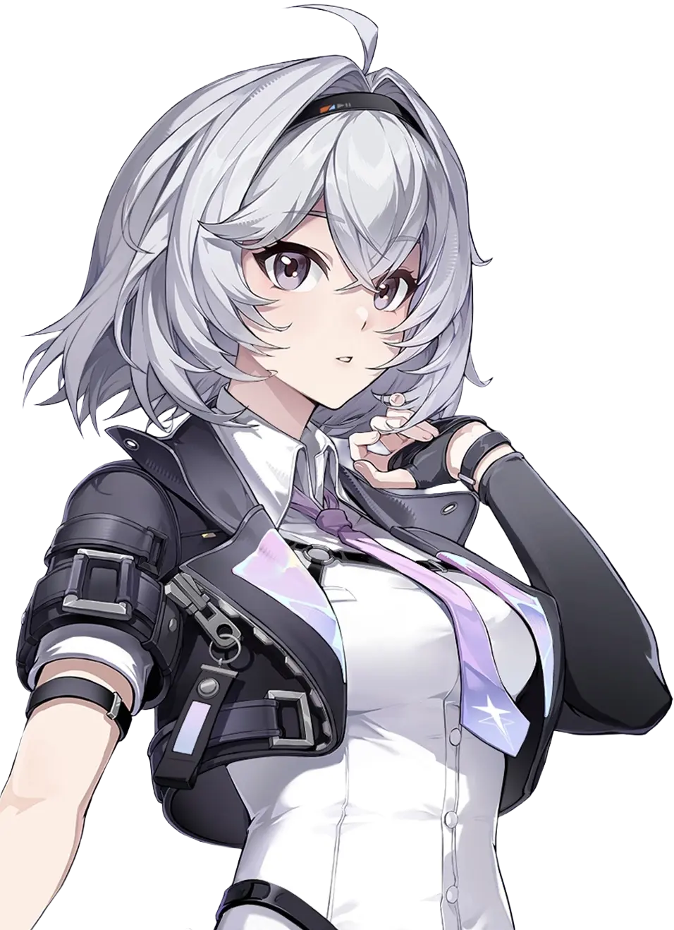 Zero (Female) full character art - the female protagonist and Appraiser