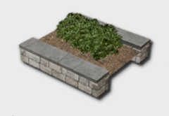 Boxwood Flowerbed outdoor furniture item in inZOI