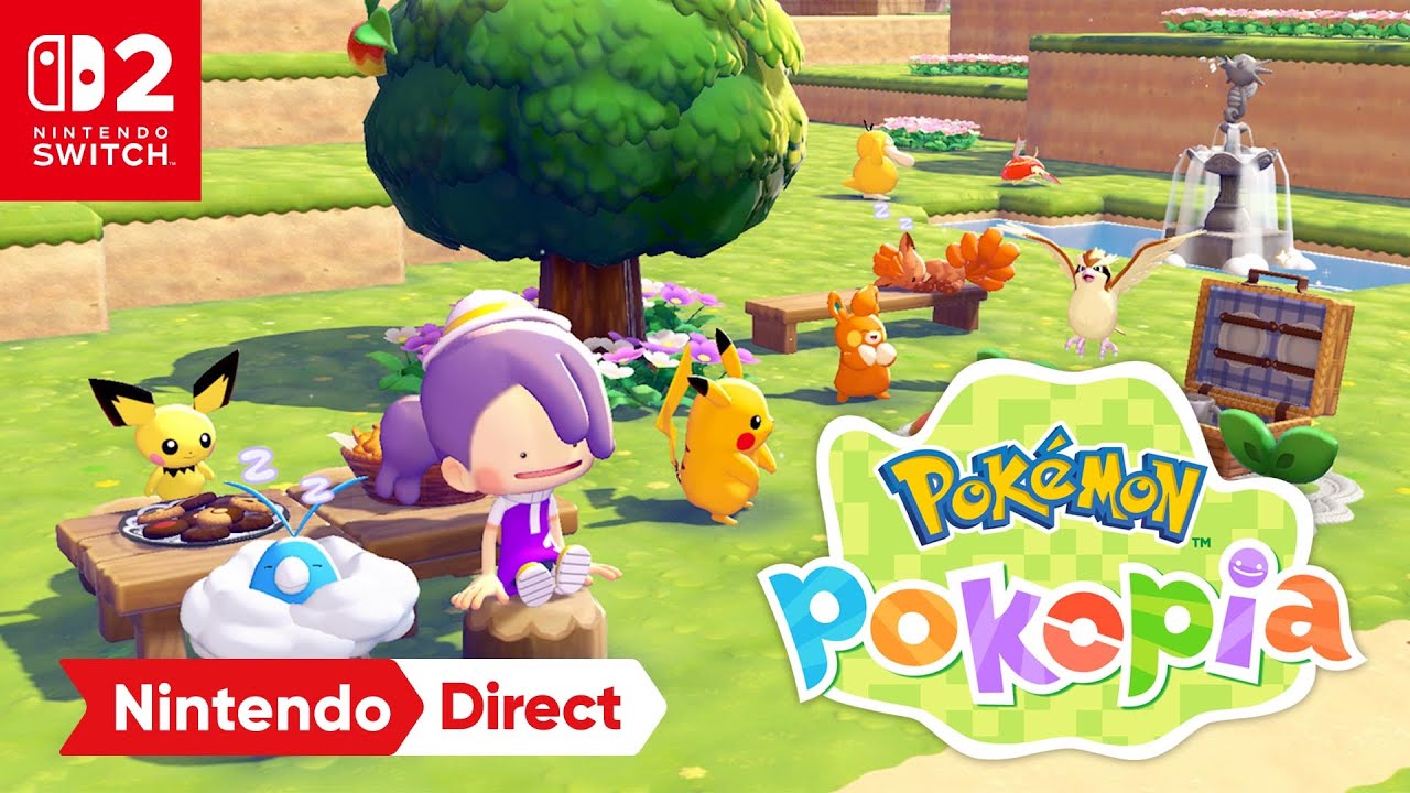 Pokemon Pokopia announcement trailer showing Ditto and the Pokopia world