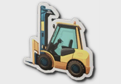 Forklift Sticker