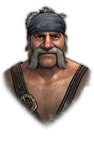 Mortar Joe portrait, the hireable Powderman NPC