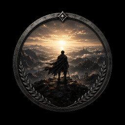 Round badge icon for the achievement A Reached State