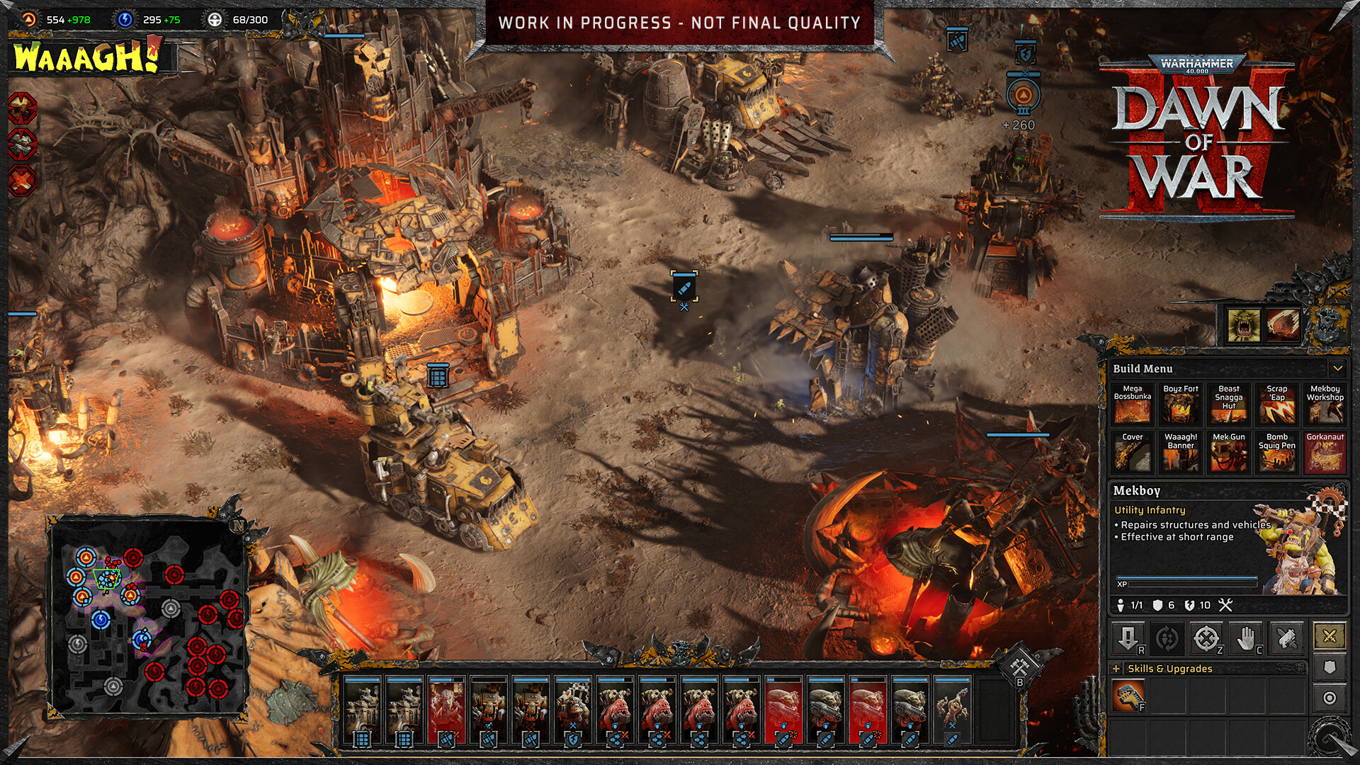 A campaign battle in Warhammer 40,000: Dawn of War IV