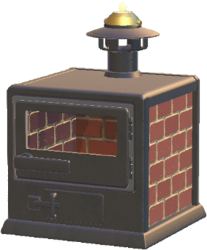 Furnace building kit from Pokemon Pokopia for burning materials to produce power
