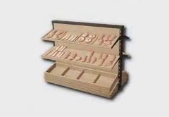 Wooden Bakery Display Stand furniture item in inZOI