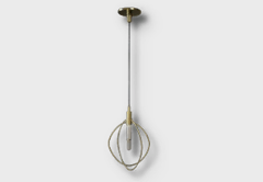 Dual Metal Frame Pendant Lighting