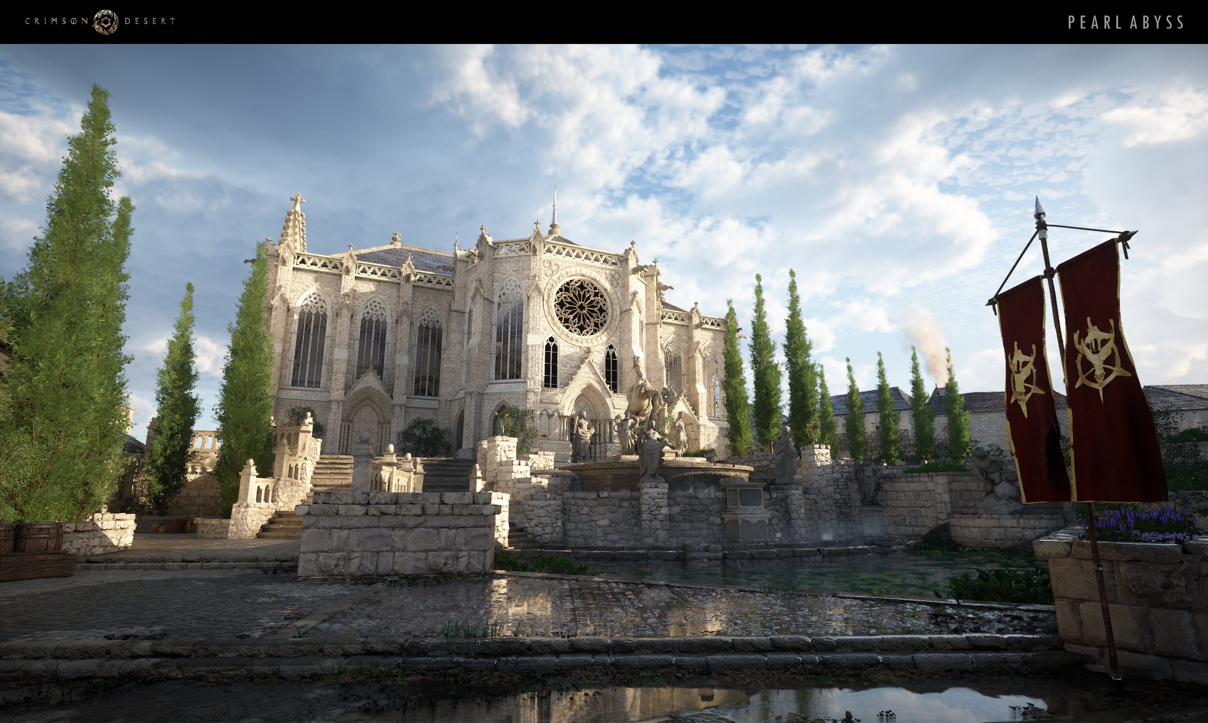 Village and settlement showing daily life and activities in Pywel