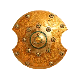 Golden Shield in Crimson Desert