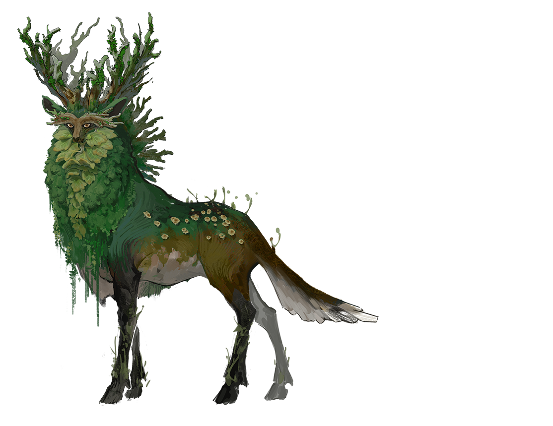 Fuzhu, a deer-born beast that embodies Goumang's power