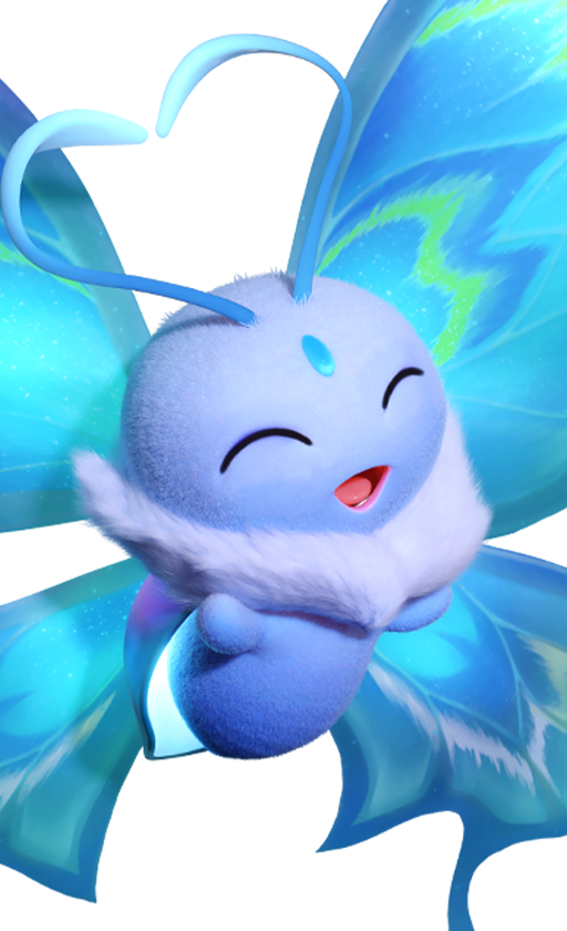 Flutternym, No. 029, a Wind-element Heal Aniimo
