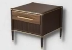 Striped Side Table