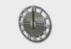 Large Steel Wall Clock furniture item in inZOI