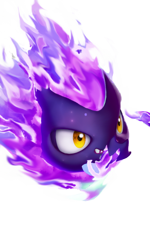 Official full-body artwork of the Aniimo Sparki in its Highland Form, a Fire element Energy role creature