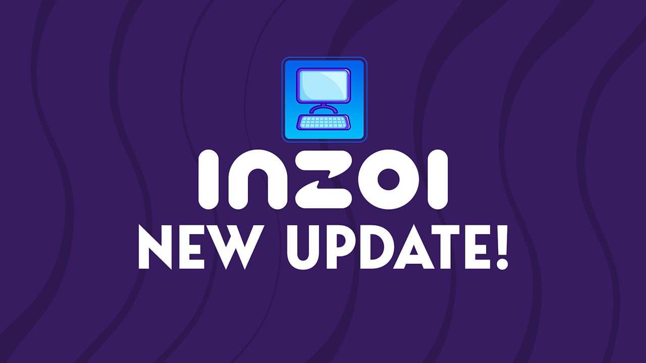 Official inZOI game update patch notes header image