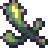 The Cactus Greatsword cosmetic icon from Soulbound: Online, a broad green cactus blade lit by a yellow streak down its middle with pink tipped barbs along the edges