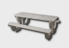 Picnic Table outdoor furniture item in inZOI