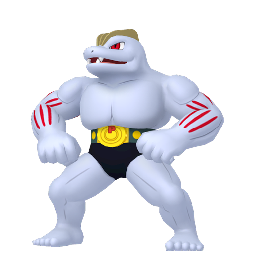 Machoke sprite from Pokemon Pokopia showing the Superpower Pokemon that teaches Strength