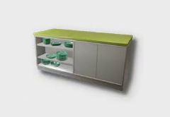 Convenience Store Dining Counter furniture item in inZOI