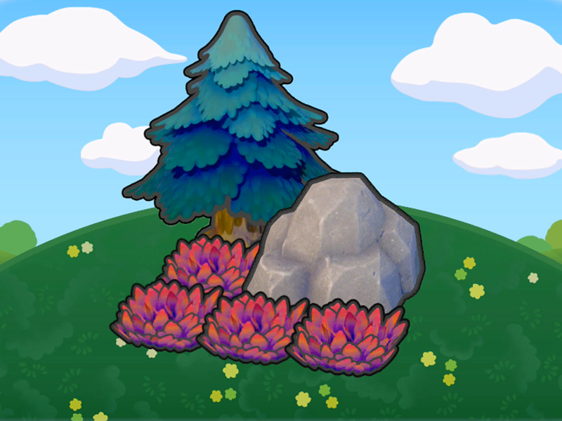 Pointy Tree-Shaded Rocky Tall Grass habitat icon