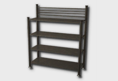 4-Tier Steel Garage Shelf bathroom furniture item in inZOI