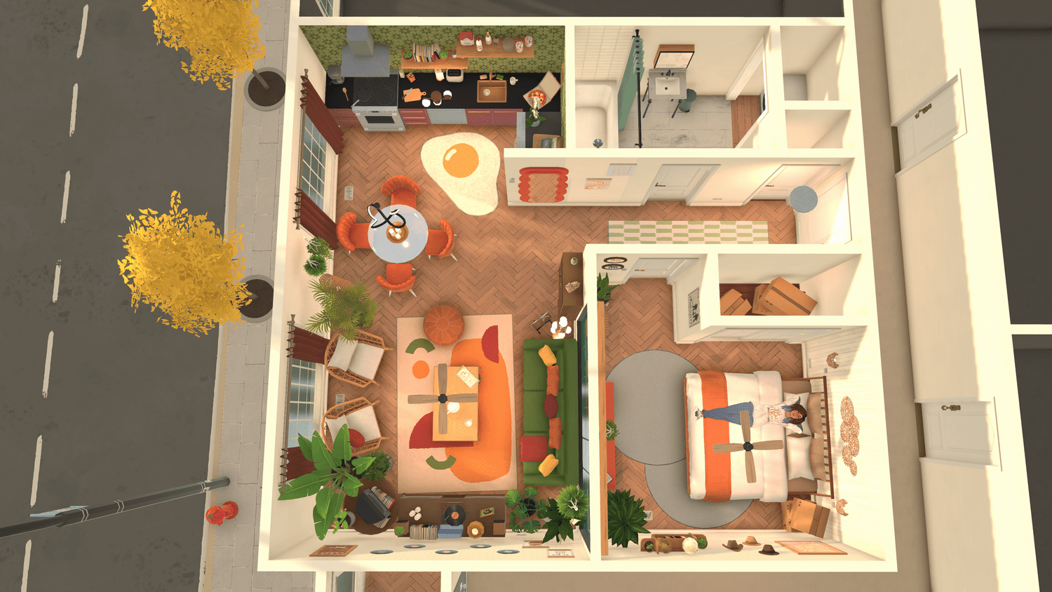 Paralives build mode tools and construction features in action