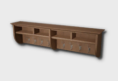 Wooden Wall Shelf bathroom furniture item in inZOI