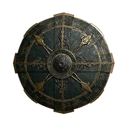 Demenissian Silver-Decorated Shield in Crimson Desert