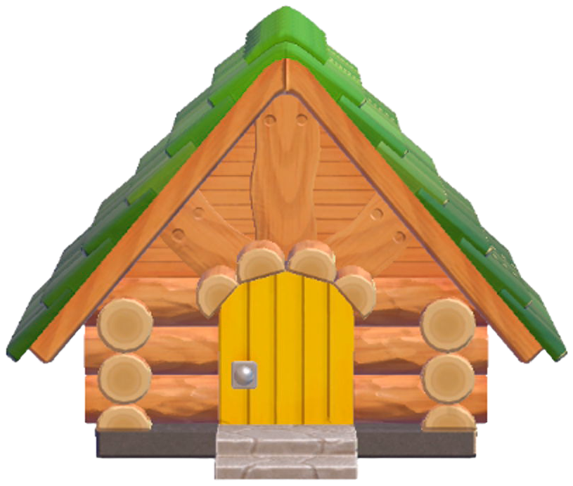 Leaf Cottage building kit from Pokemon Pokopia