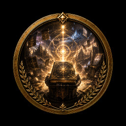 Round badge icon for the achievement At the End of All Memory