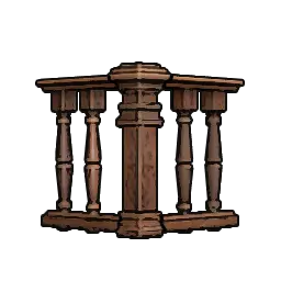 Corner Railings (mahogany)